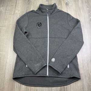 Stio Womens Sweetwater Fleece Jacket XL Abyss Heather Gray Full Zip Knit